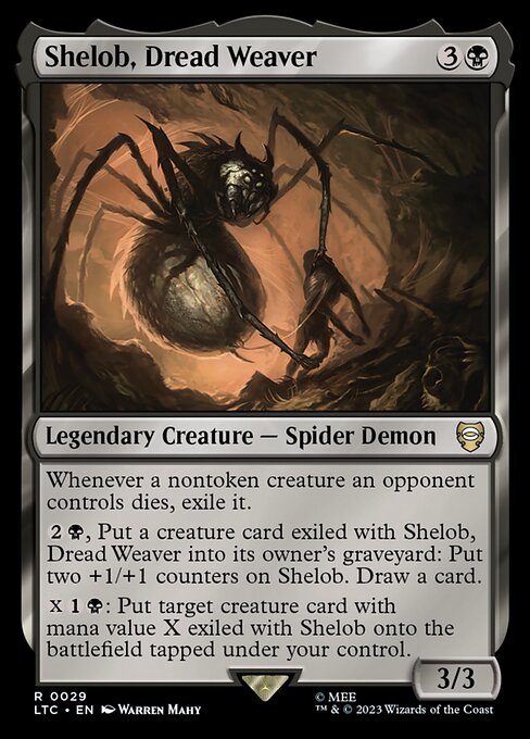 Shelob, Dread Weaver from Tales of Middle-earth Commander