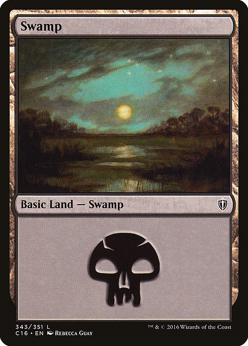 Swamp from Commander 2016