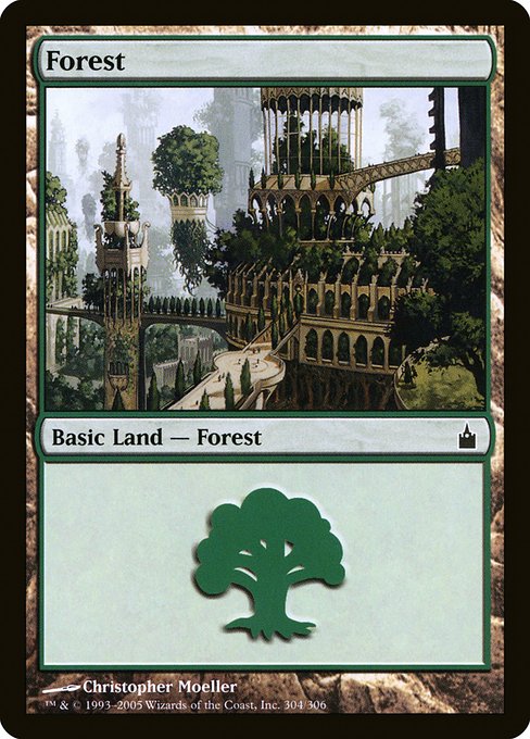 Forest from Ravnica: City of Guilds