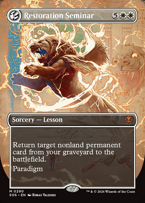 Restoration Seminar from Secrets of Strixhaven