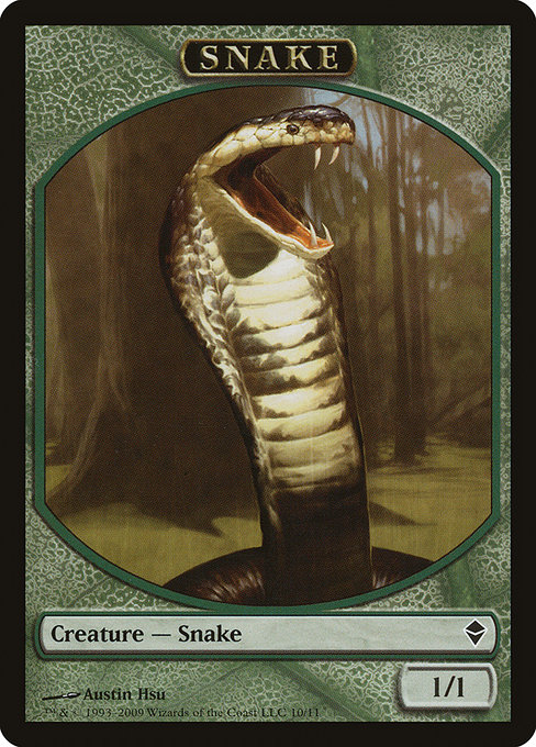 Snake from Zendikar Tokens