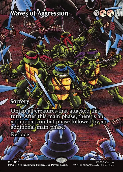 Waves of Aggression from Teenage Mutant Ninja Turtles Source Material