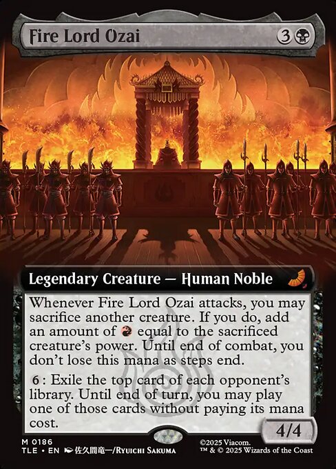 Fire Lord Ozai from Avatar: The Last Airbender Eternal