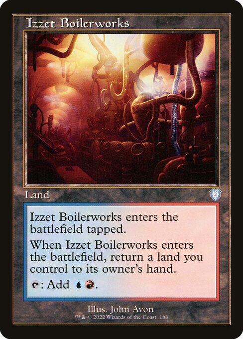 Izzet Boilerworks from The Brothers' War Commander