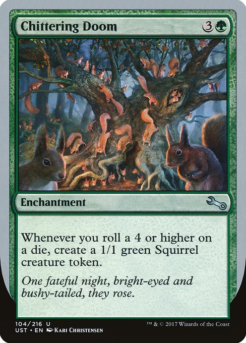 Chittering Doom highlighted card art