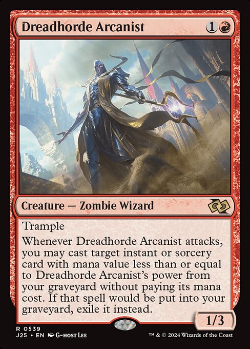 Dreadhorde Arcanist highlighted card art