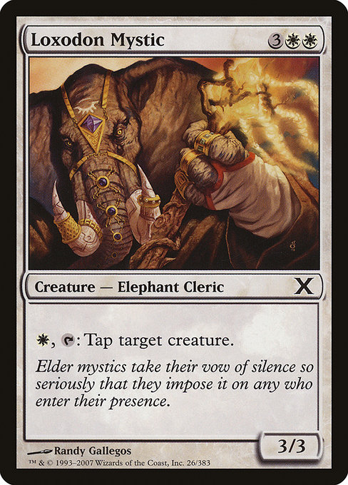 Loxodon Mystic highlighted card art