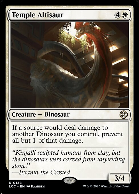Temple Altisaur highlighted card art