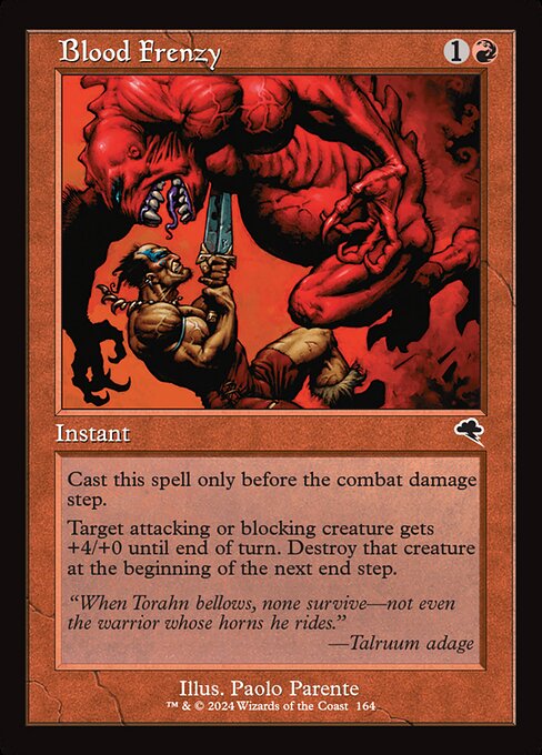 Blood Frenzy highlighted card art