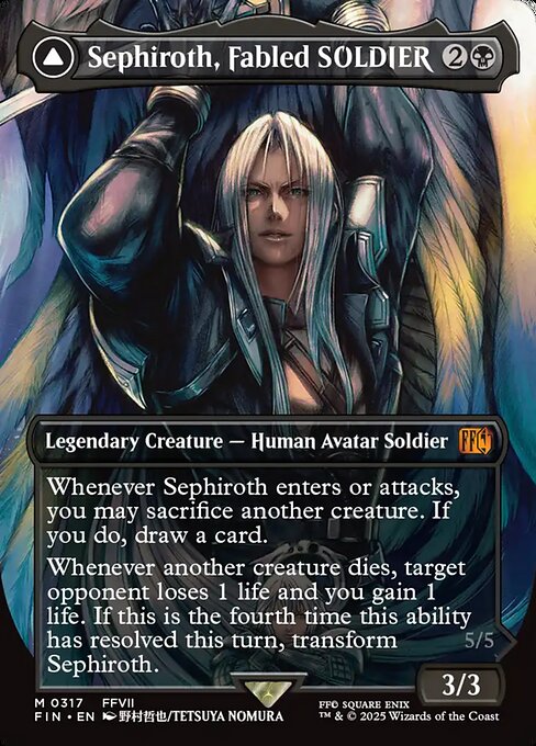 Sephiroth, Fabled SOLDIER // Sephiroth, One-Winged Angel from Final Fantasy