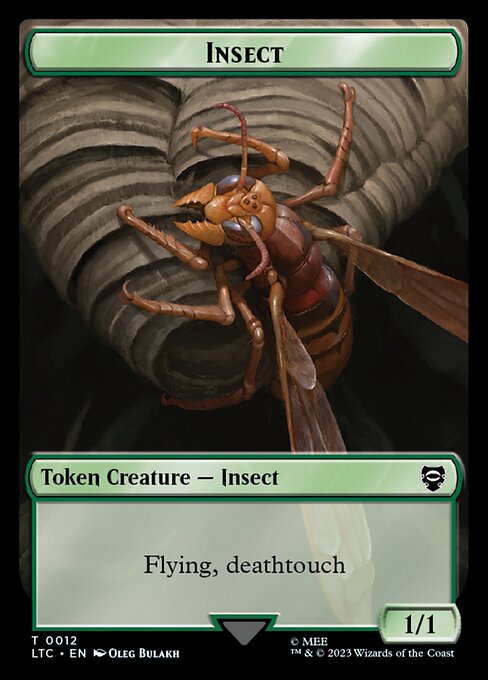 Insect from Tales of Middle-earth Commander Tokens