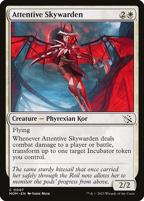 Attentive Skywarden highlighted card art