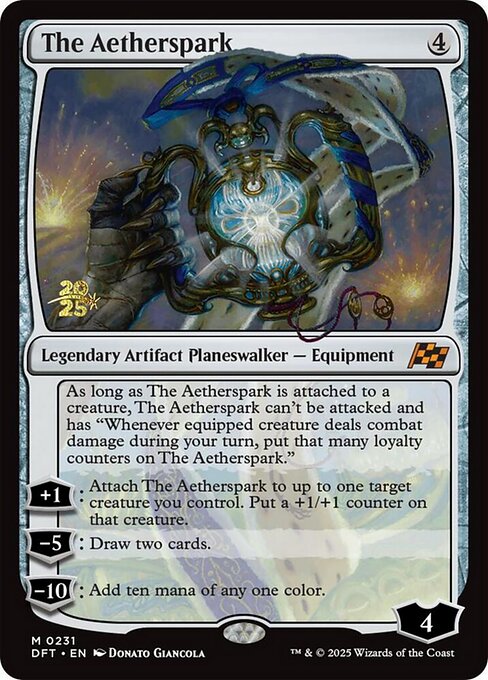 The Aetherspark from Aetherdrift Promos
