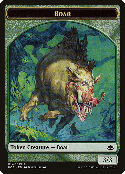Boar from Planechase Anthology Tokens