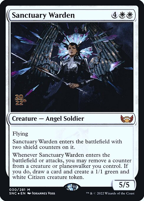 Sanctuary Warden from Streets of New Capenna Promos