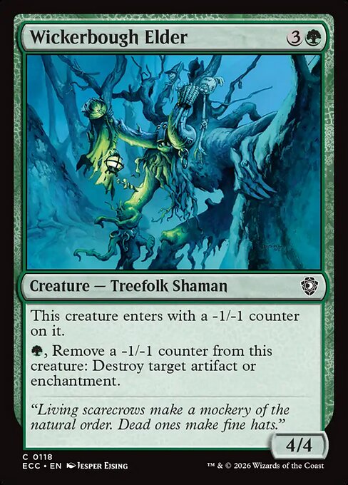 Wickerbough Elder from Lorwyn Eclipsed Commander
