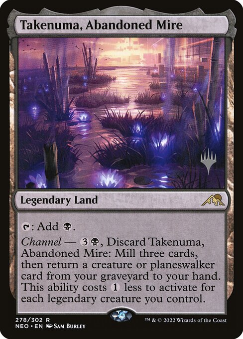 Takenuma, Abandoned Mire from Kamigawa: Neon Dynasty Promos