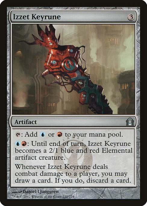 Izzet Keyrune highlighted card art