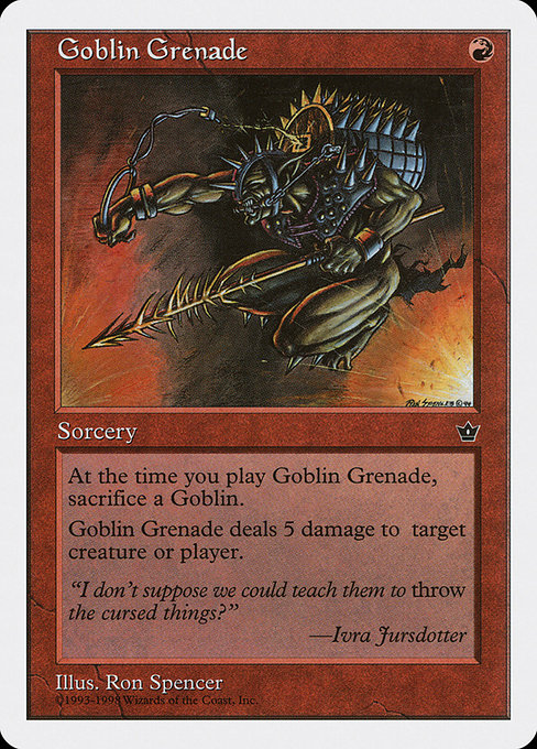 Goblin Grenade from Anthologies
