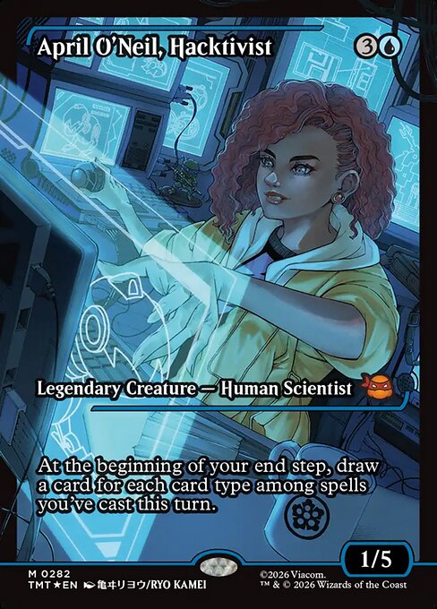 April O'Neil, Hacktivist from Teenage Mutant Ninja Turtles