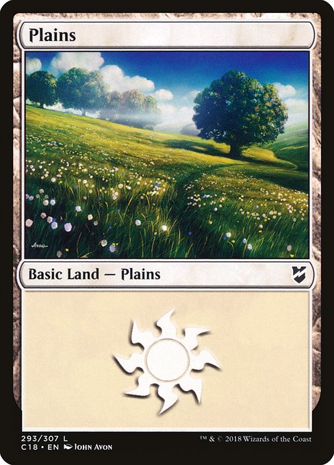 Plains from Commander 2018