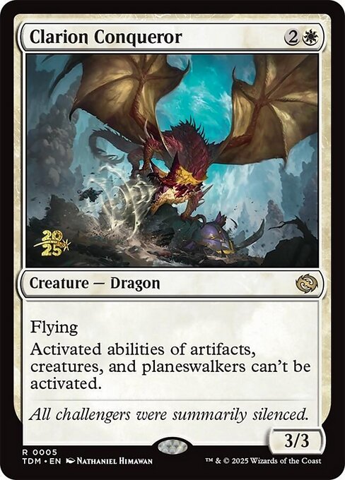 Clarion Conqueror from Tarkir: Dragonstorm Promos