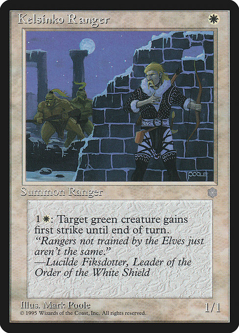 Kelsinko Ranger highlighted card art