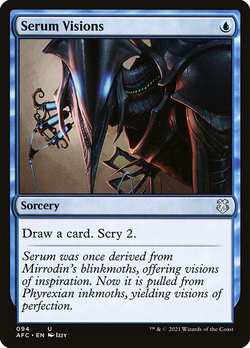Serum Visions from Forgotten Realms Commander