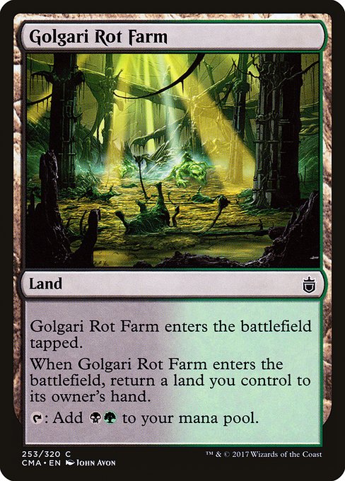 Golgari Rot Farm from Commander Anthology