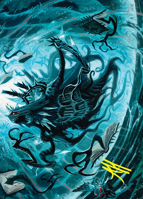 Overlord of the Floodpits // Overlord of the Floodpits from Duskmourn: House of Horror Art Series