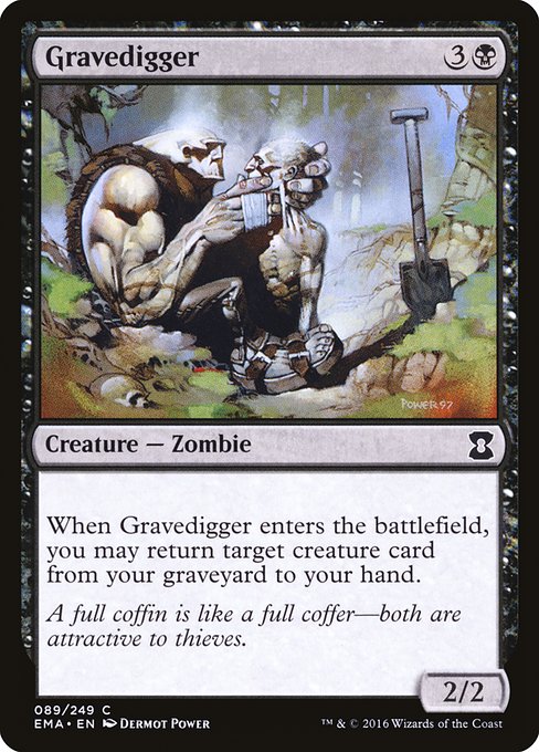 Gravedigger from Eternal Masters