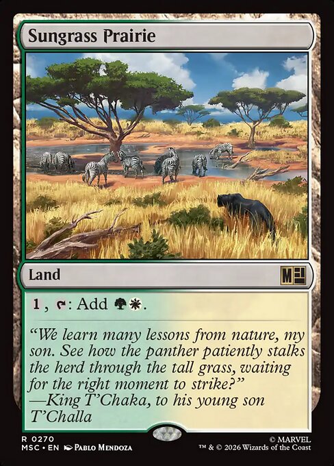 Sungrass Prairie from Marvel Super Heroes Commander