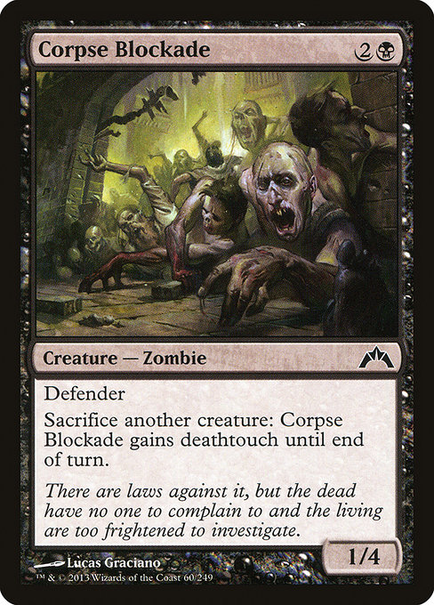Corpse Blockade highlighted card art