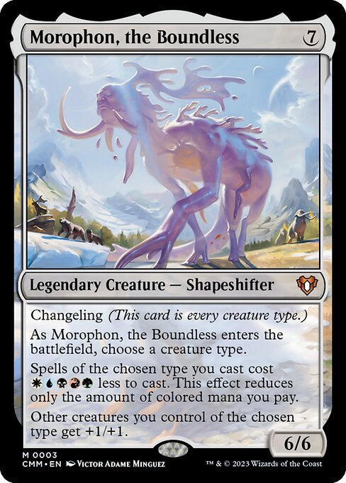 Morophon, the Boundless from Commander Masters