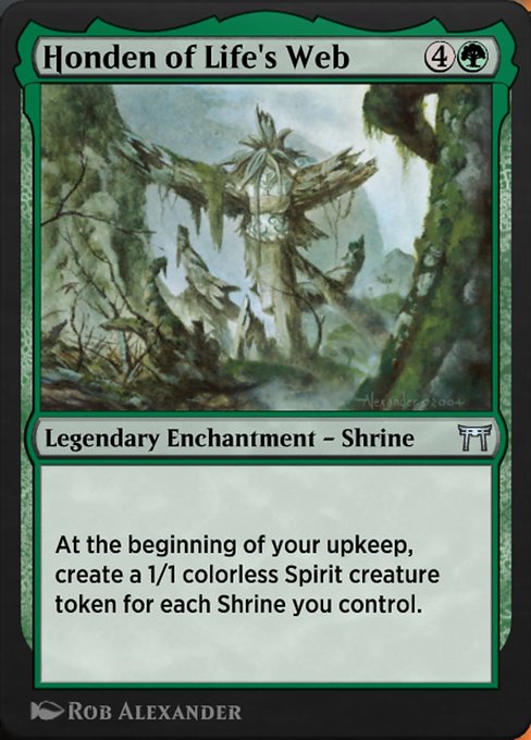 Honden of Life's Web highlighted card art