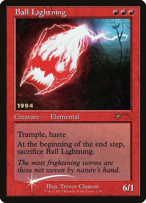 Ball Lightning from 30th Anniversary Play Promos