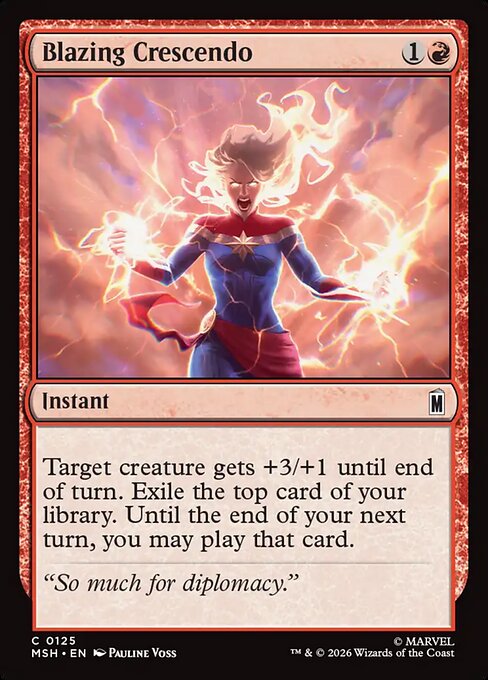 Blazing Crescendo from Marvel Super Heroes