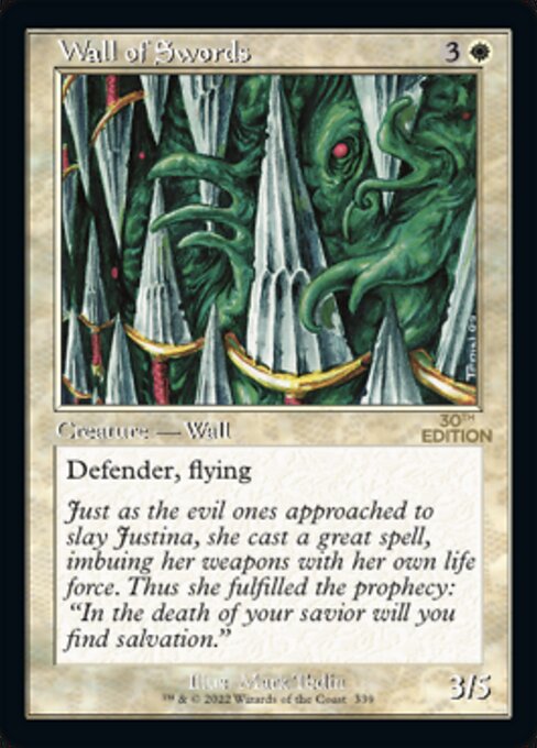 Wall of Swords from 30th Anniversary Edition