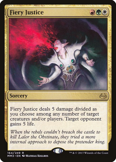 Fiery Justice from Modern Masters 2017