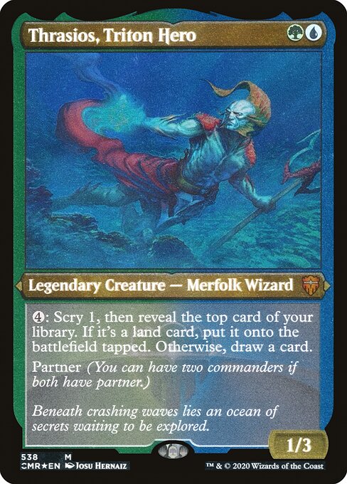 Thrasios, Triton Hero from Commander Legends
