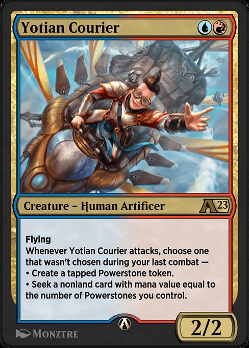 Yotian Courier highlighted card art