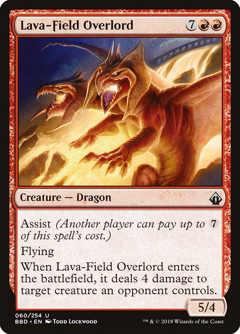 Lava-Field Overlord highlighted card art