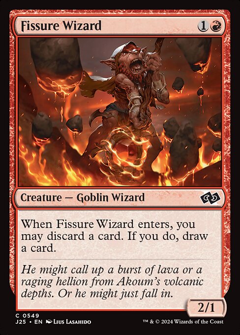 Fissure Wizard highlighted card art