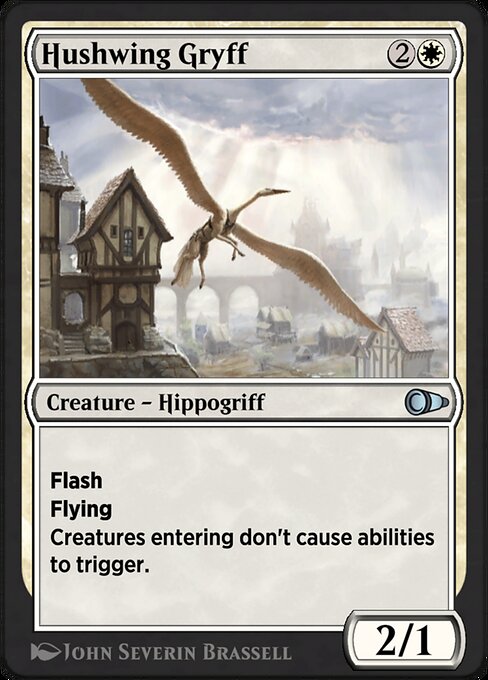 Hushwing Gryff highlighted card art