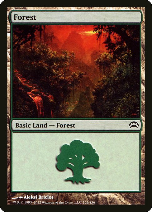 Forest from Planechase 2012