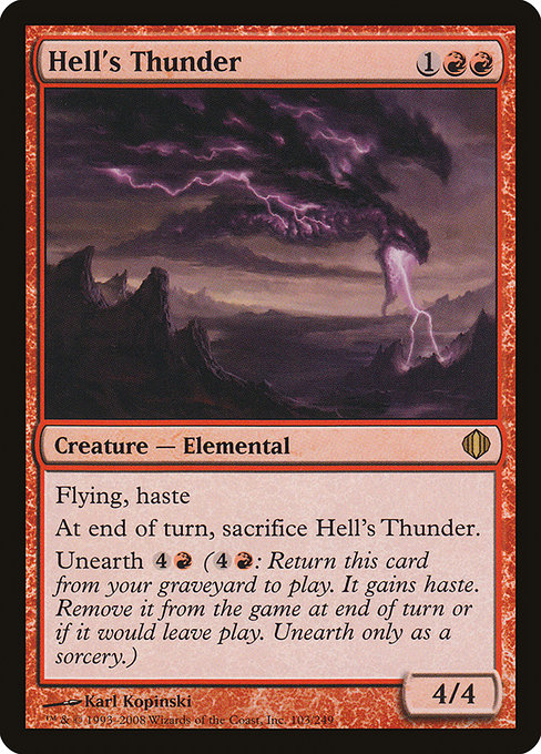 Hell's Thunder from Shards of Alara