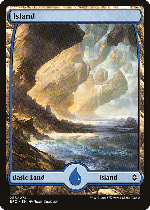 Island from Battle for Zendikar