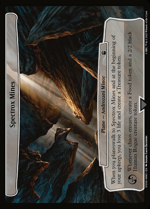 Spectrox Mines highlighted card art