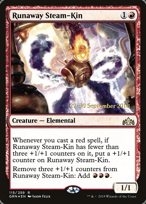 Runaway Steam-Kin highlighted card art