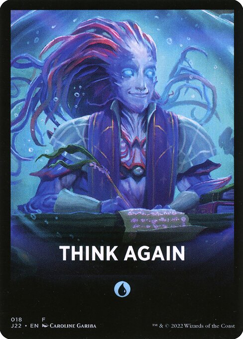 Think Again highlighted card art